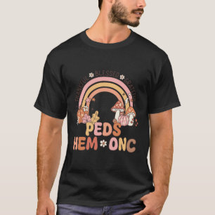 Dankbar gesegnet dankbar Pädiatrie Hem Onc Vintag T-Shirt
