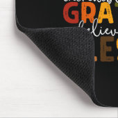 Dankbar gesegnet Dankbarkeit gesegnetes gesegnetes Mousepad (Ecke)