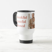 Dankbar, gesegnet | Drei FotoCollage Reisebecher (Vorderseite Links)