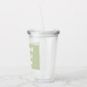 Dankbar, gesegnet | ERNTEDANK Acryltrinkbecher (Links)