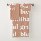 Dankbar, gesegnet | ERNTEDANK Badhandtuch Set (Insitu)