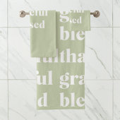 Dankbar, gesegnet | ERNTEDANK Badhandtuch Set