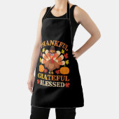 Dankbar, gesegnet Erntedank der Türkei Schürze (InSitu)