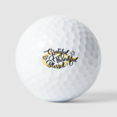 Dankbar, gesegnet Erntedank Geschenke Golfball (Vorderseite)