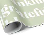 Dankbar, gesegnet | ERNTEDANK Geschenkpapier (Rolleneckpunkt)