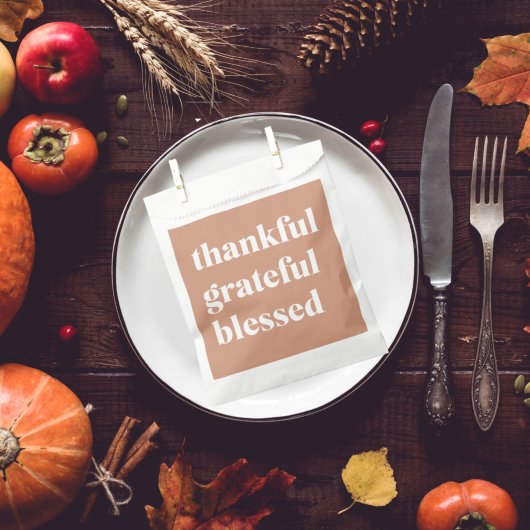 Dankbar, gesegnet | ERNTEDANK Geschenktütchen