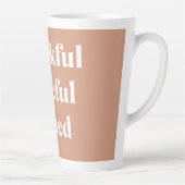 Dankbar, gesegnet | ERNTEDANK Milchtasse (Rechts)