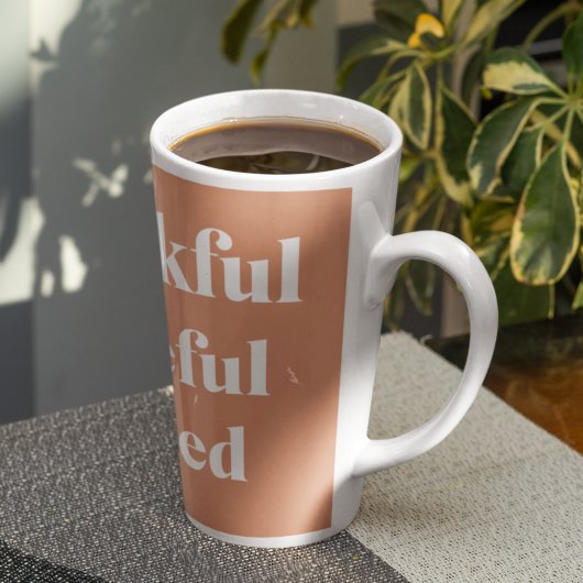 Dankbar, gesegnet | ERNTEDANK Milchtasse