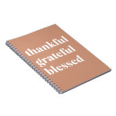 Dankbar, gesegnet | ERNTEDANK Notizblock (Rechte Seite)