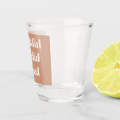Dankbar, gesegnet | ERNTEDANK Schnapsglas (Rechts)