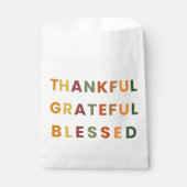 Dankbar gesegnet - Fall Gastgeschenk Bags Geschenktütchen (Vorderseite)