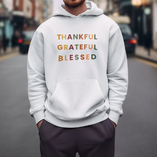 Dankbar, gesegnet - Fall Hoodie