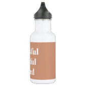 Dankbar, gesegnet fallen neutral edelstahlflasche (Rechts)