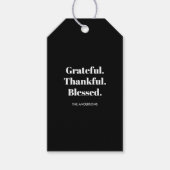 dankbar, gesegnet geschenkanhänger (Vorderseite)