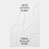 Dankbar, gesegnet geschirrtuch (Vertikal)