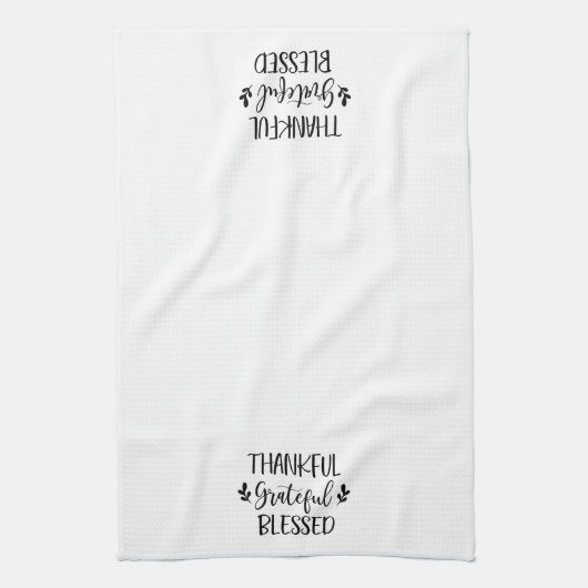 Dankbar, gesegnet geschirrtuch (Vertikal)