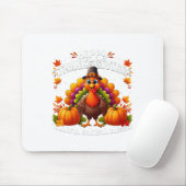 Dankbar, gesegnet Glückwunsch Thanksgiving Turke Mousepad (Mit Mouse)