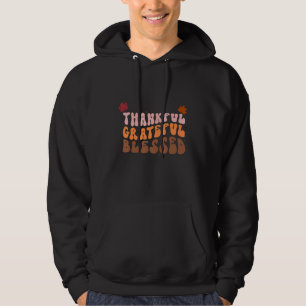 Dankbar Gesegnet Herbst Erntedankfest Hoodie