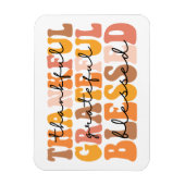 Dankbar, gesegnet magnet (Vertikal)