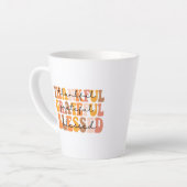 Dankbar, gesegnet milchtasse (Linke Ecke)