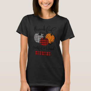 Dankbar gesegnet Momma Buffalo Kariert als T-Shirt