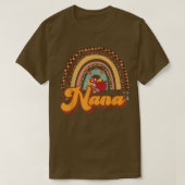 Dankbar, gesegnet Nana Herbst Herbst Thanksg T-Shirt (Design vorne)