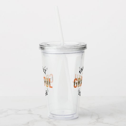 Dankbar, gesegnet Niedlich Fall Erntedank Acryltrinkbecher (Links)