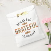 Dankbar, gesegnet Niedlich Fall Erntedank Geschenktütchen (Versiegelt)