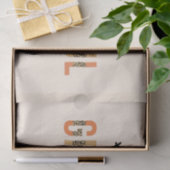 Dankbar, gesegnet Niedlich Fall Erntedank Seidenpapier (Geschenk)