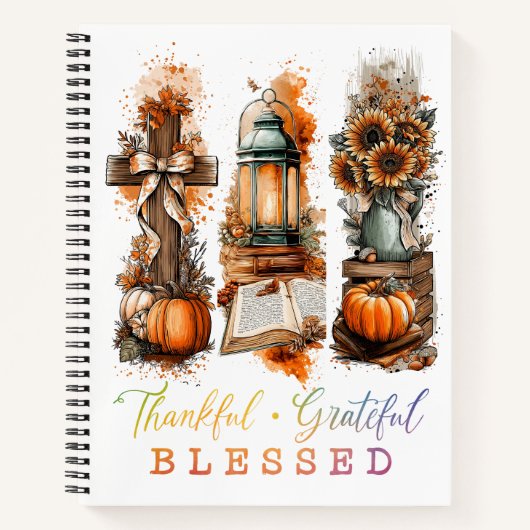 Dankbar, gesegnet notizblock (Vorderseite)