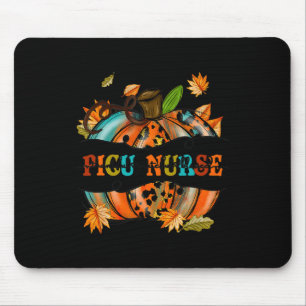 Dankbar, gesegnet PICU Nurse Pumpkin Autum Mousepad