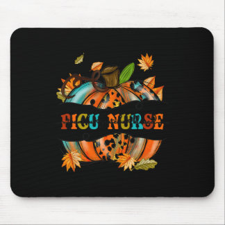 Dankbar, gesegnet PICU Nurse Pumpkin Autum Mousepad