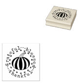 Dankbar gesegnet Pumpkin Fall Harvest Gummistempel (Stempel)