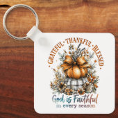 dankbar, gesegnet schlüsselanhänger (Vorderseite)