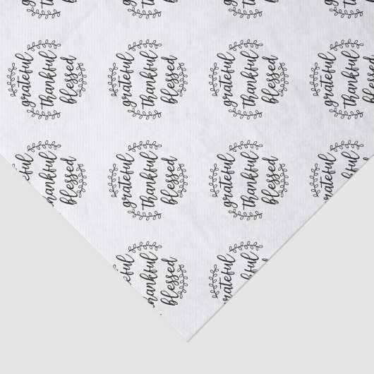 dankbar, gesegnet seidenpapier (Ausschnitt)