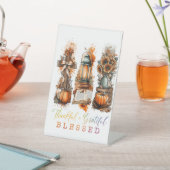 Dankbar, gesegnet sockelschild (In SItu)