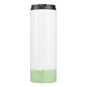 Dankbar, gesegnet Sommer floral Thermosbecher (Rückseite)