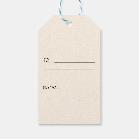 Dankbar, gesegnet Spaß Leopard Print Fall Geschenkanhänger (Rückseite)