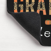 Dankbar, gesegnet Spaß Leopard Print Fall Mousepad (Ecke)