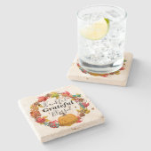 Dankbar, gesegnet steinuntersetzer (Seitenansicht)