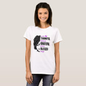 Dankbar, gesegnet T-Shirt (Vorne ganz)