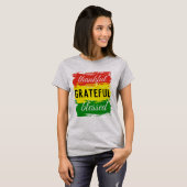 Dankbar gesegnet T-Shirt (Vorne ganz)