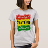 Dankbar gesegnet T-Shirt (Vorderseite)