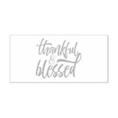 Dankbar & Gesegnet Typografie  Permastempel (Design)