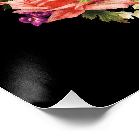 Dankbar, gesegnet und Christlich Poster (Ecke)