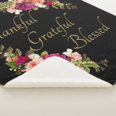 Dankbar, gesegnet und Christlich Sherpadecke (3/4)