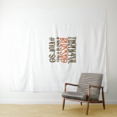 Dankbar gesegnet und irgendwie ein Chaos Nurse Tha Wandteppich (Beispiel (Horizontal))