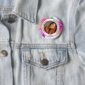 Dankbar Gesegnet Zitat Foto Regenbogen Button (Beispiel)