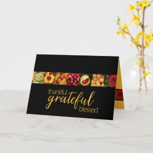 Dankbar gesegnete Herbstkollektion Karte
