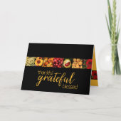 Dankbar gesegnete Herbstkollektion Karte (Vorderseite)